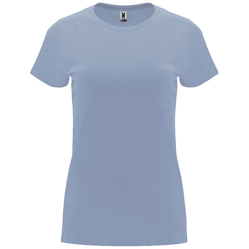 T-shirt promotionnel 170g pour femme Capri Roly Bleu zen